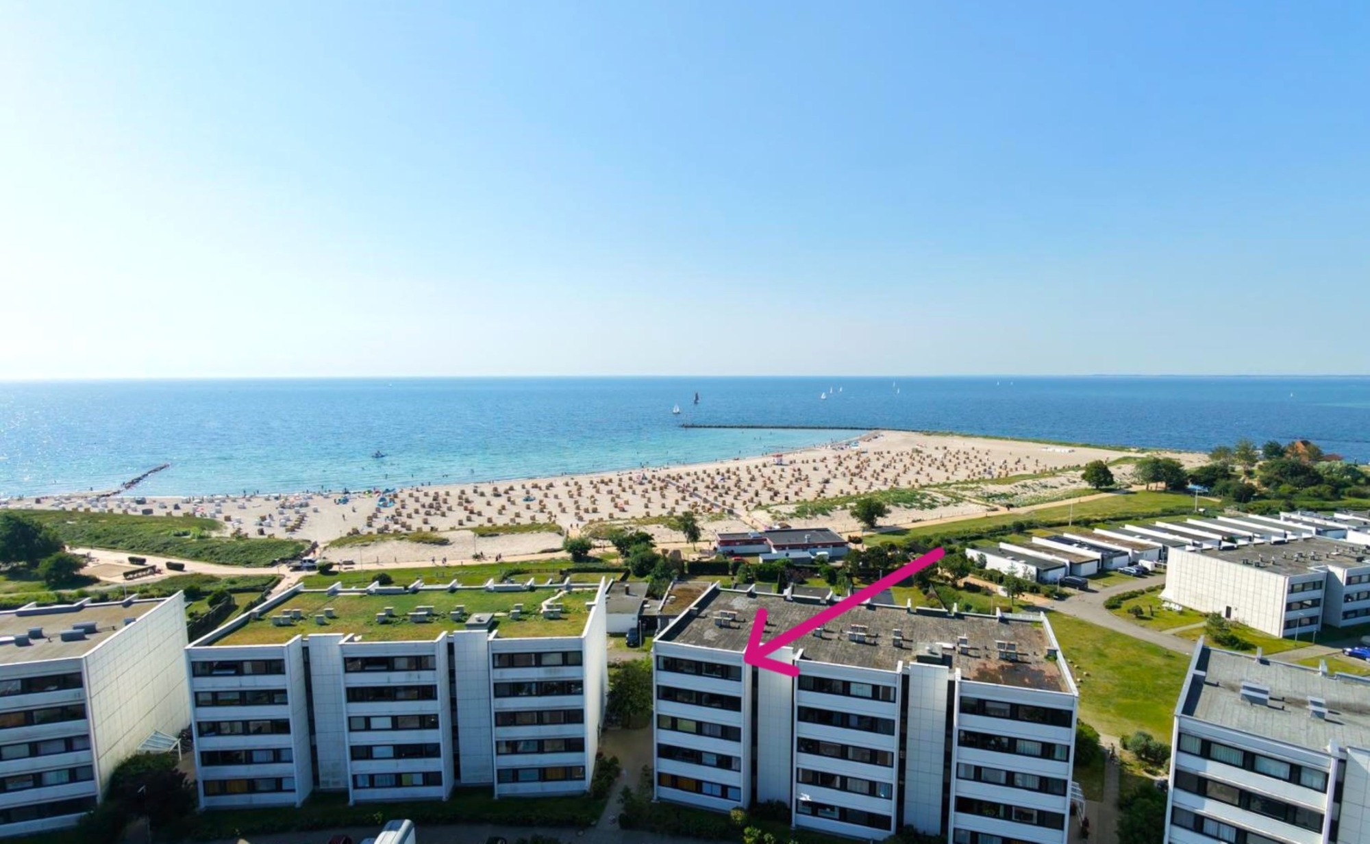 Apartment Marina408 in der Endetage